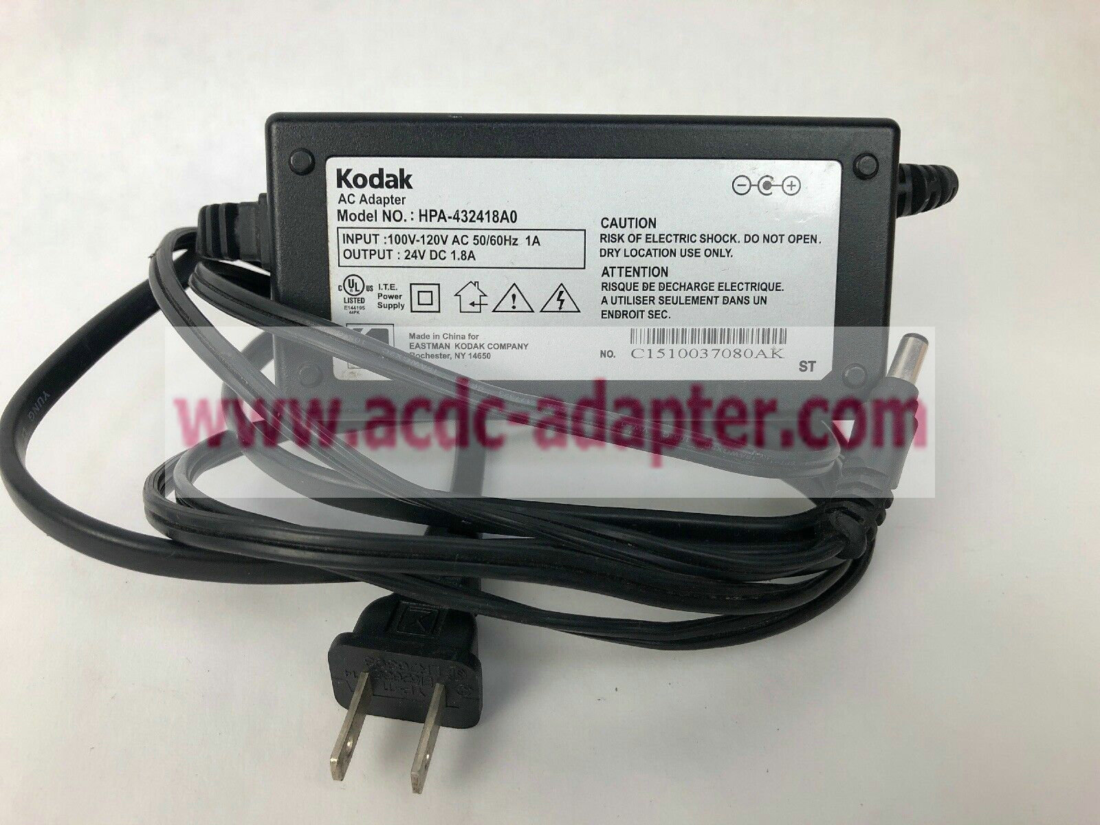 New Kodak HPA-432418A0 24V 1.8A AC Adapter Power Supply